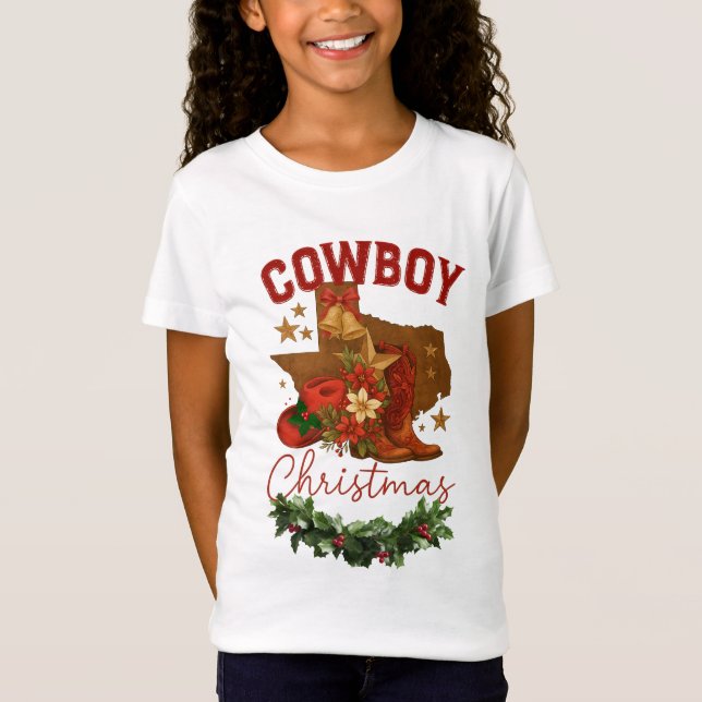Camiseta Cowboy Christmas (Frente)