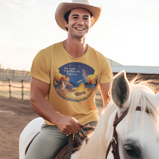 Camiseta Cowboy e vaca - cozinhar de peixe de outono
