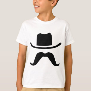 Camiseta Cowboy Hat e Mustache