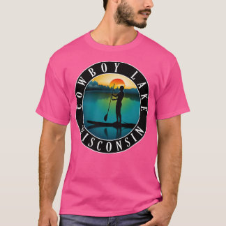 Camiseta Cowboy Lake Wisconsin Paddleboard