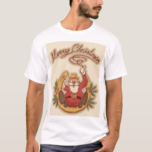 Camiseta Cowboy Papai Noel