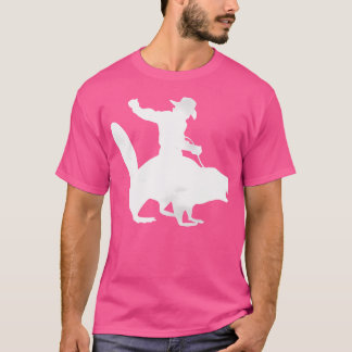 Camiseta Cowboy Riding A Beaver Distressed