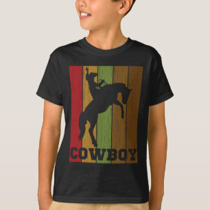 Camiseta Cowboy Rodeo Horse Retro Western Cowboy Horseck Ri