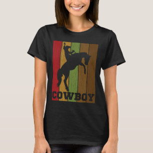 Camiseta Cowboy Rodeo Horse Retro Western Cowboy Horseck Ri