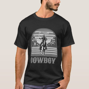 Camiseta Cowboy Roping Rodeo Rider Racer Horseck