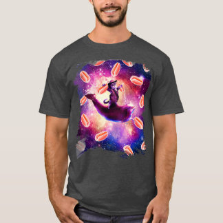 Camiseta Cowboy Space Cat No Dolphin Unicorn Hot Dog