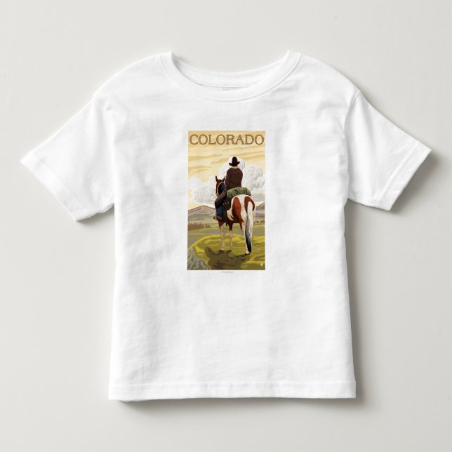 Camiseta Cowboy (View from Back)Colorado (Frente)