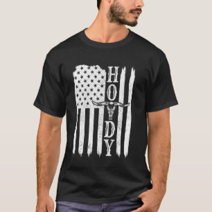 Camiseta Cowboycore Howdy Botas Ocidentais Retrô Chapéus Co