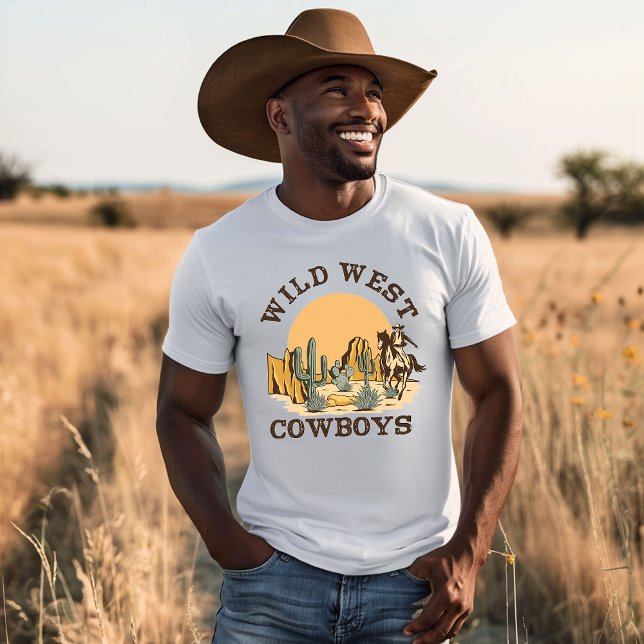 Camiseta Cowboys do Velho Oeste (Criador carregado)