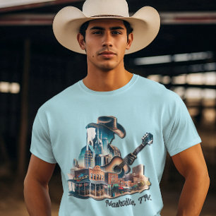 Camiseta Cowboys e Country Music em Nashville, TN