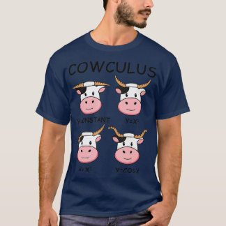 Camiseta Cowculus Math Lovers Funny Cow Calculus Math Teach