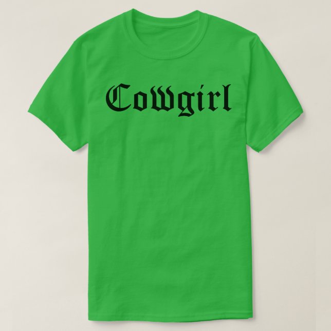 Camiseta Cowgirl (Frente do Design)