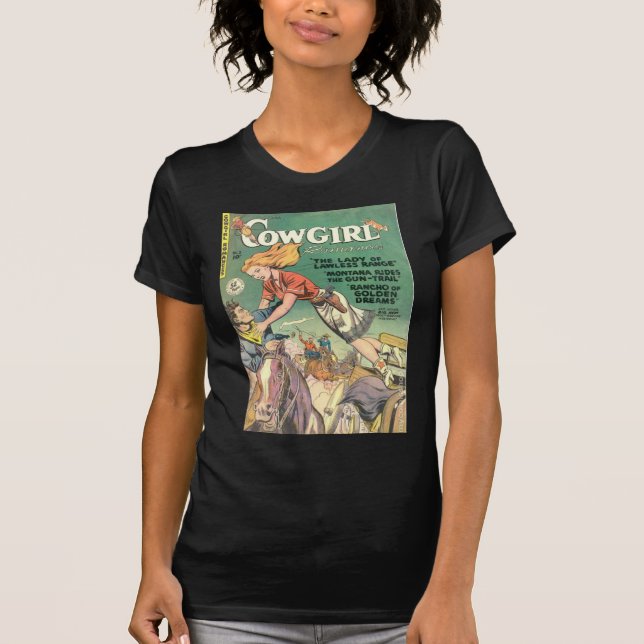 Camiseta Cowgirl a saltar (Frente)