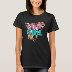 Camiseta Cowgirl Boots Horse Lover Rodeo Country Line Danci