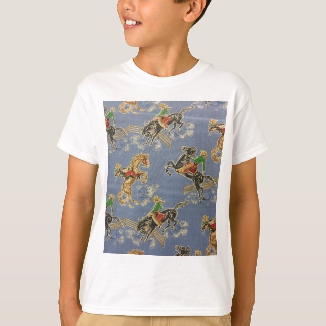 Camiseta Cowgirl Bronc Rider (Frente)