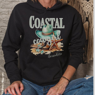 Camiseta Cowgirl Costeira com Nome Personalizado