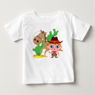 Camiseta Cowgirl e Horse