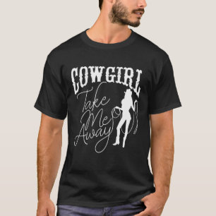 Camiseta Cowgirl Leve-Me Embora, Para Meninos Pequenos Cowb