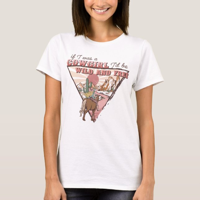 Camiseta Cowgirl Ocidental (Frente)