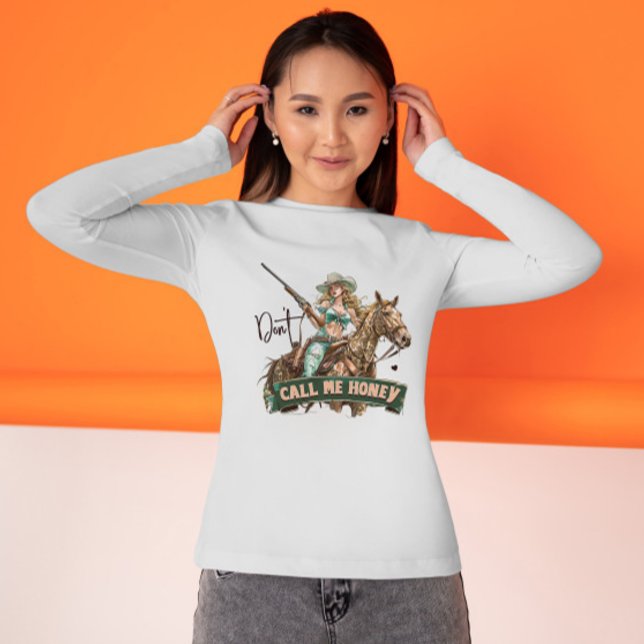 Camiseta Cowgirl Power – Keep Your Sweet Talk (Pin Up Girl Quotes)