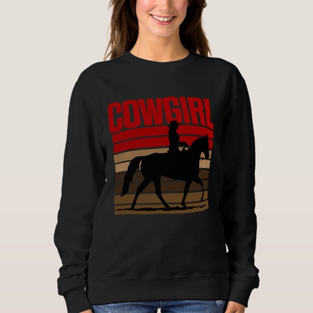Camiseta Cowgirl Rodeo Horse Country Graphic for Women and  (Frente)