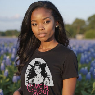 Camiseta Cowgirl Soul Black History Month