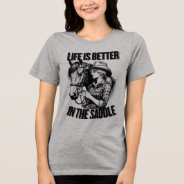 Camiseta Cowgirl With Horse