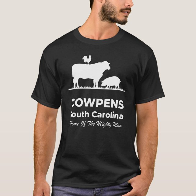 Camiseta Cowpens SC South Carolina Mighty Moo Festival (Frente)