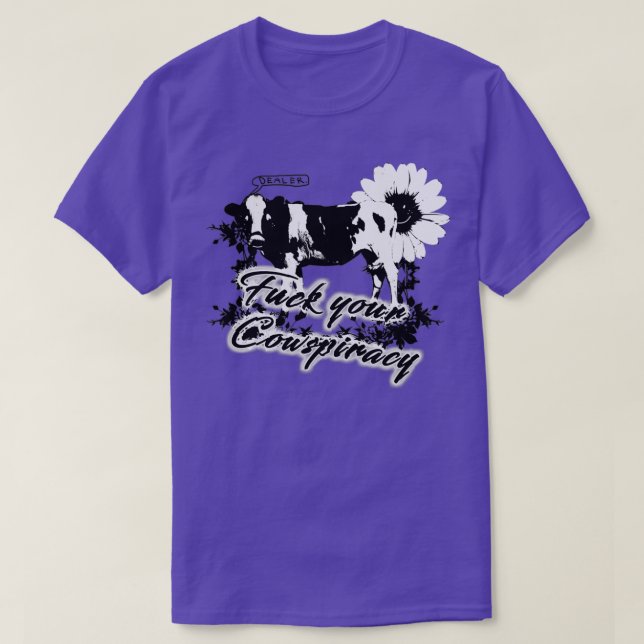 Camiseta Cowspiracy (Frente do Design)