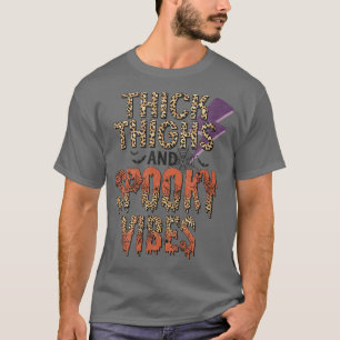 Camiseta Coxa espessa e bisbilhotina Groovy Cute Ghost Spo