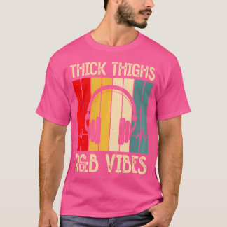 Camiseta Coxas Espessas E Rb Vibes Bonitas Raparigas Rb De
