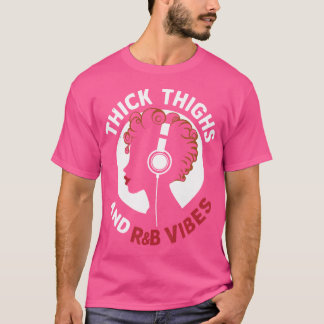 Camiseta Coxas Espessas E Rb Vibes Negrito Afro Music Lover