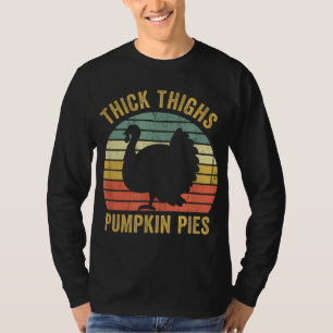 Camiseta Coxas grossas A Abóbora É Engraçado Turke De Ação