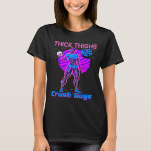 Camiseta Coxas grossas Caras Esmagadoras Levantando peso Bo