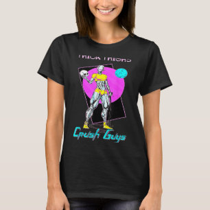 Camiseta Coxas grossas Caras Esmagadoras Levantando peso Bo