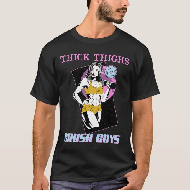 Camiseta Coxas grossas de Malhação de construção de barcos  (Frente)