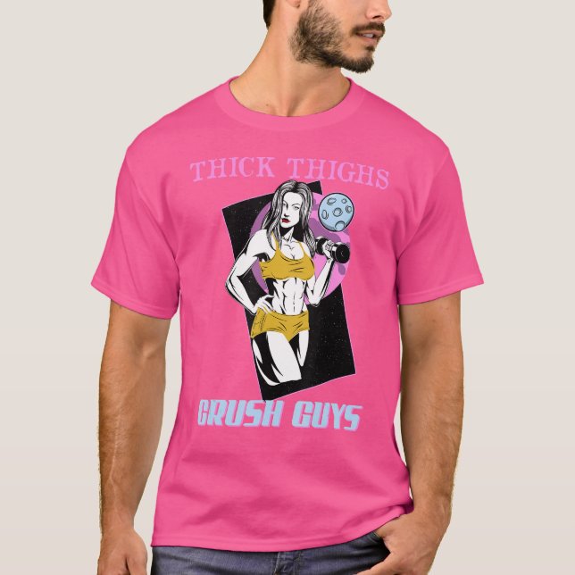 Camiseta Coxas grossas de Malhação de construção de barcos  (Frente)