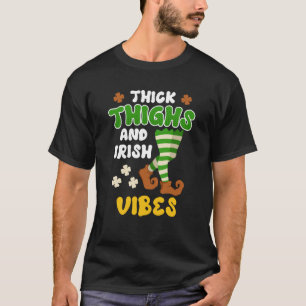 Camiseta Coxas grossas e Dia de São Patrício de Víblias Irl