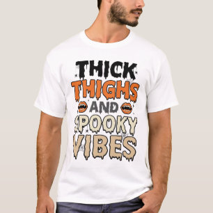 Camiseta Coxas Grossas e Vibrações Assustadoras Design de H