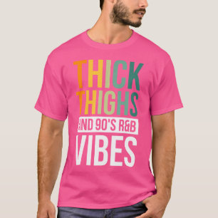 Camiseta Coxas Grossas E Vibrações De Rb Dos Anos 90