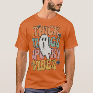 Camiseta Coxas grossas, fantasma de Halloween