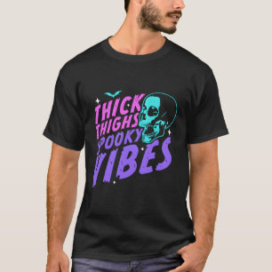 Camiseta Coxas grossas, magras, Gótico de Pastel no Hallowe