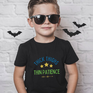 Camiseta Coxas grossas, Paciência fina - Sassy e Confiante