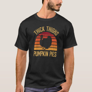 Camiseta Coxas grossas Pumpkin empalidece graças Banquete T