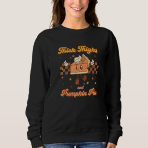 Camiseta Coxas Grossas & Tortas de Abóbora Retro Groovy Dia