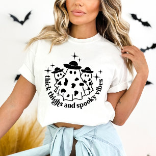 Camiseta Coxas Grossas & Vibrações Assustadoras de Hallowee