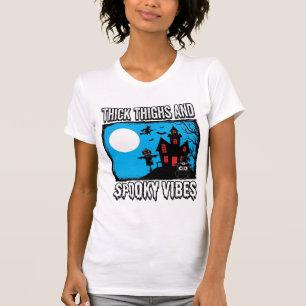 Camiseta Coxas Grossas Vibrações Assustadoras Design de Cam