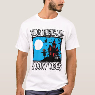 Camiseta Coxas Grossas Vibrações Assustadoras Design de Cam