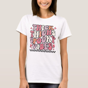Camiseta Coxas Grossas Vibrações Assustadoras Halloween D