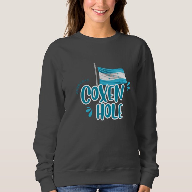 Camiseta Coxen Hole com Bandeira de Honduras (Frente)